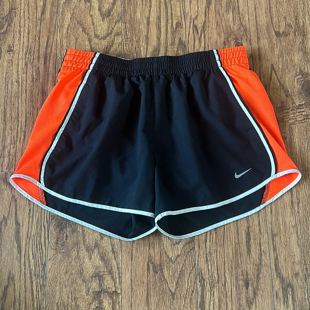 Women’s Nike dri-fit shorts athletic yoga spanx sport size small stretchy neon